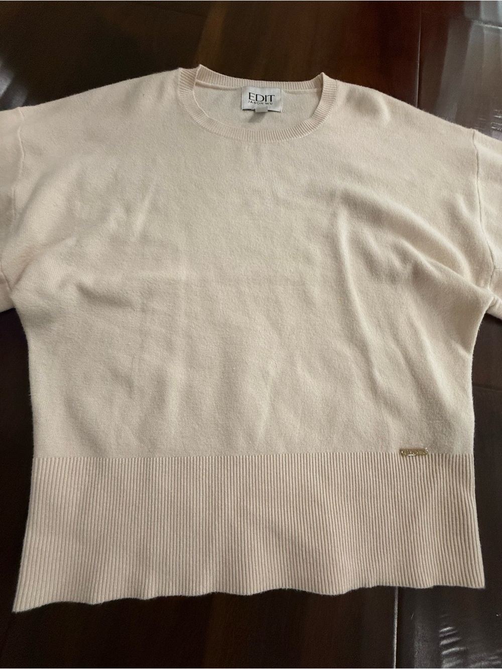 Jason Wu Cream Crewneck Sweater